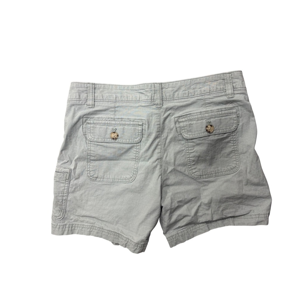 Eddie Bauer Cargo Shorts Size 8 Womens Casual Outdoor Hiking‎ Gray - Picture 4 of 12